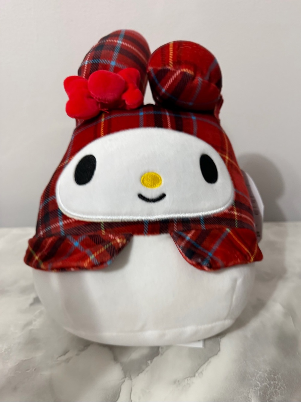 Squishmallows My Melody - Hello Kitty Plush Toy - Plaid 6.5 inch Limited Edition